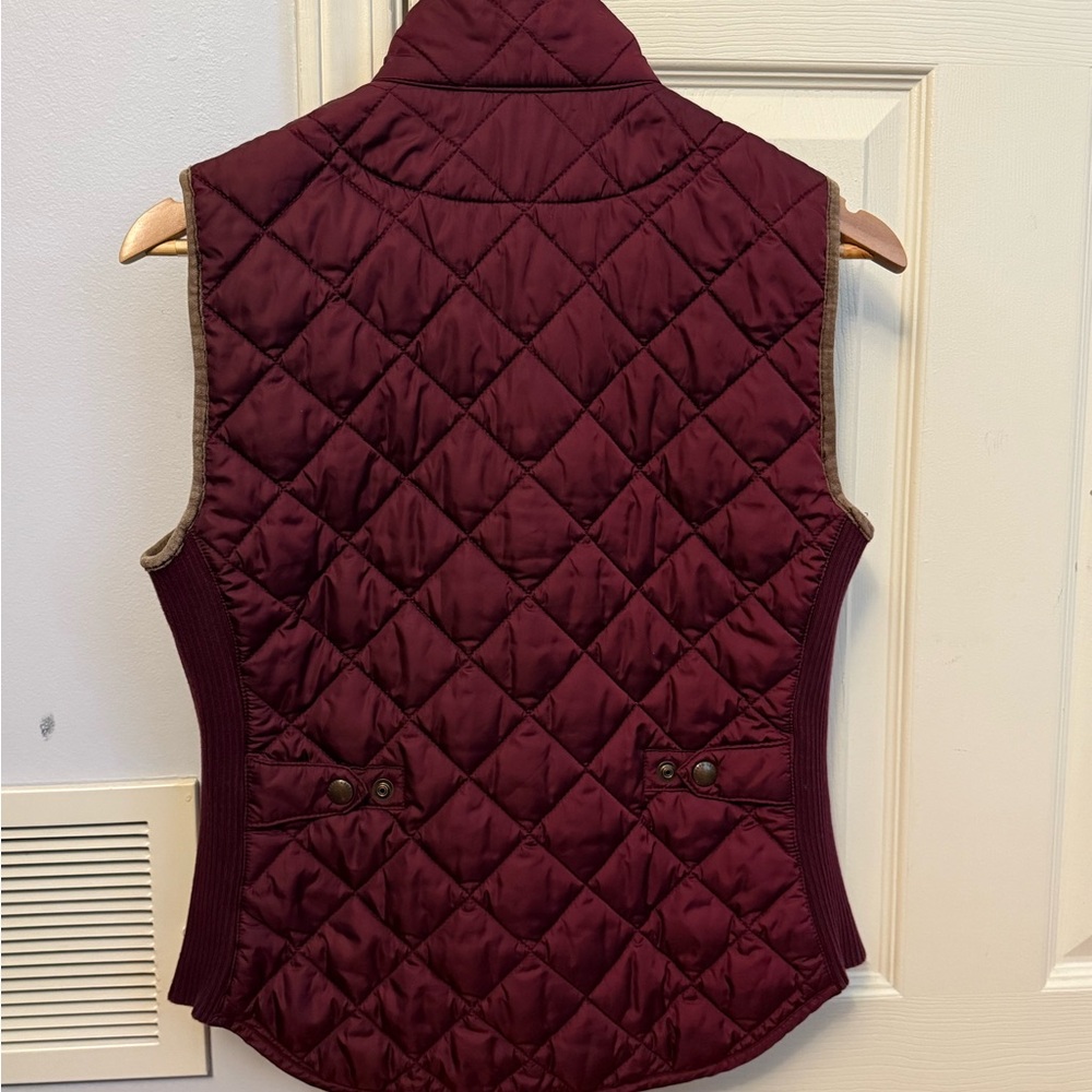 Polo by Ralph Lauren Maroon Quilted Vest - Picture 4 of 5
